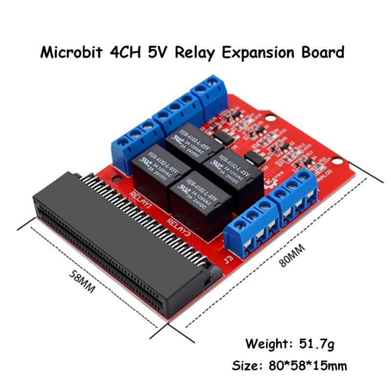 TCE Microbit 4 Kanal Röle Modü - Kids Education Channel incelemesi ve fiyatı